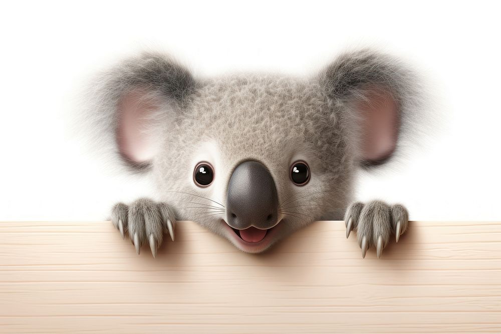 Animal koala wildlife cartoon.