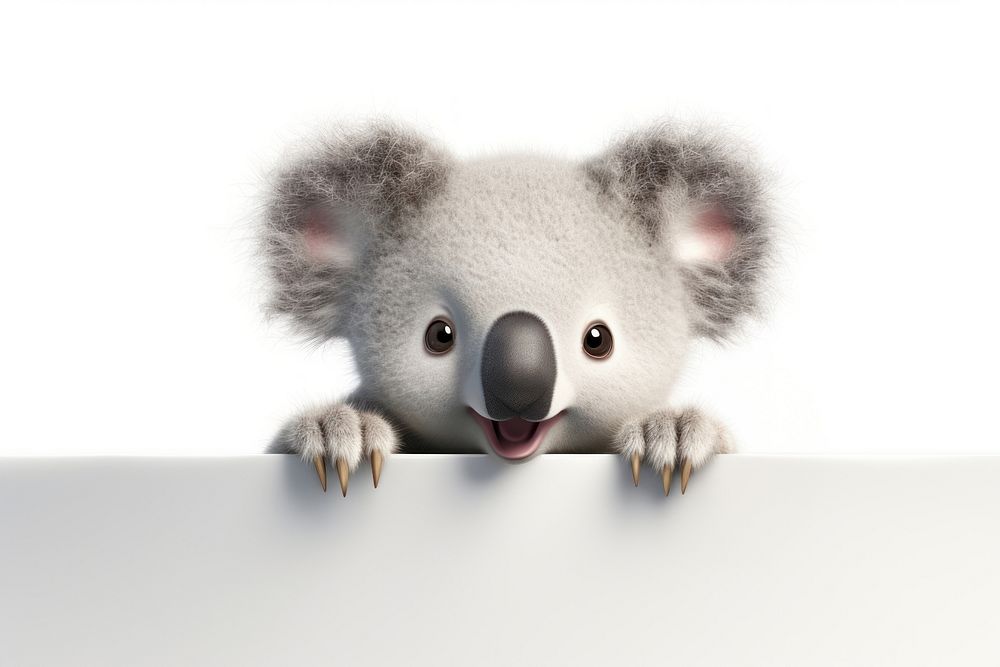 Animal koala wildlife cartoon.