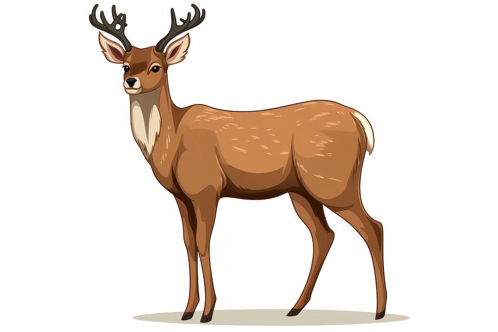 Deer Clip art wildlife cartoon animal.