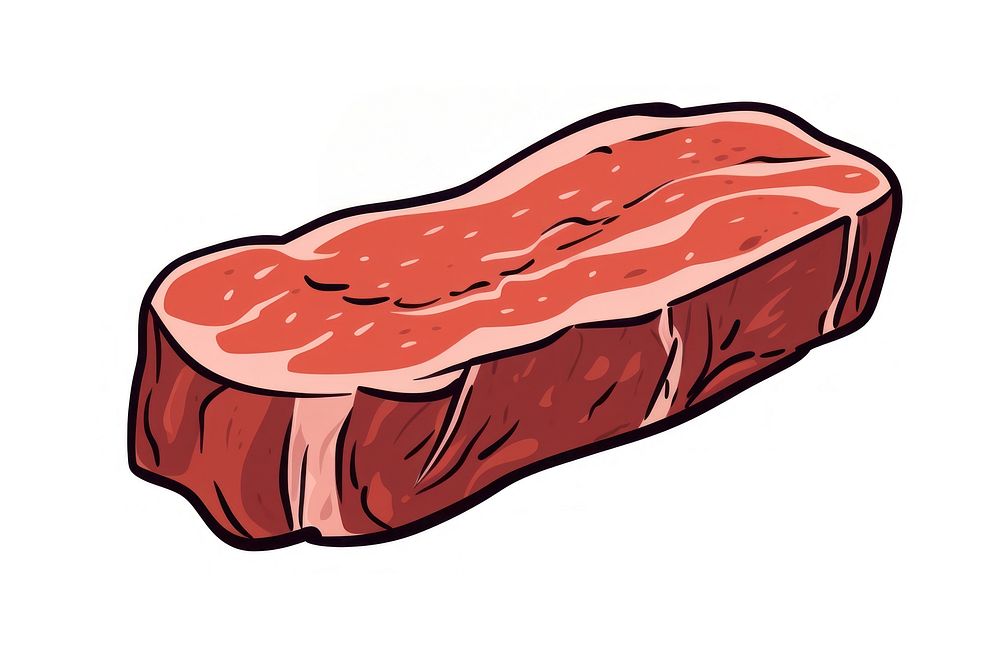 Steak Clipart cartoon meat pork.