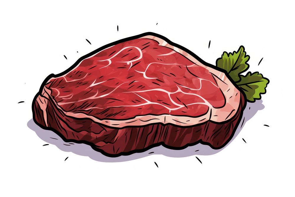 Steak Clipart cartoon meat beef.