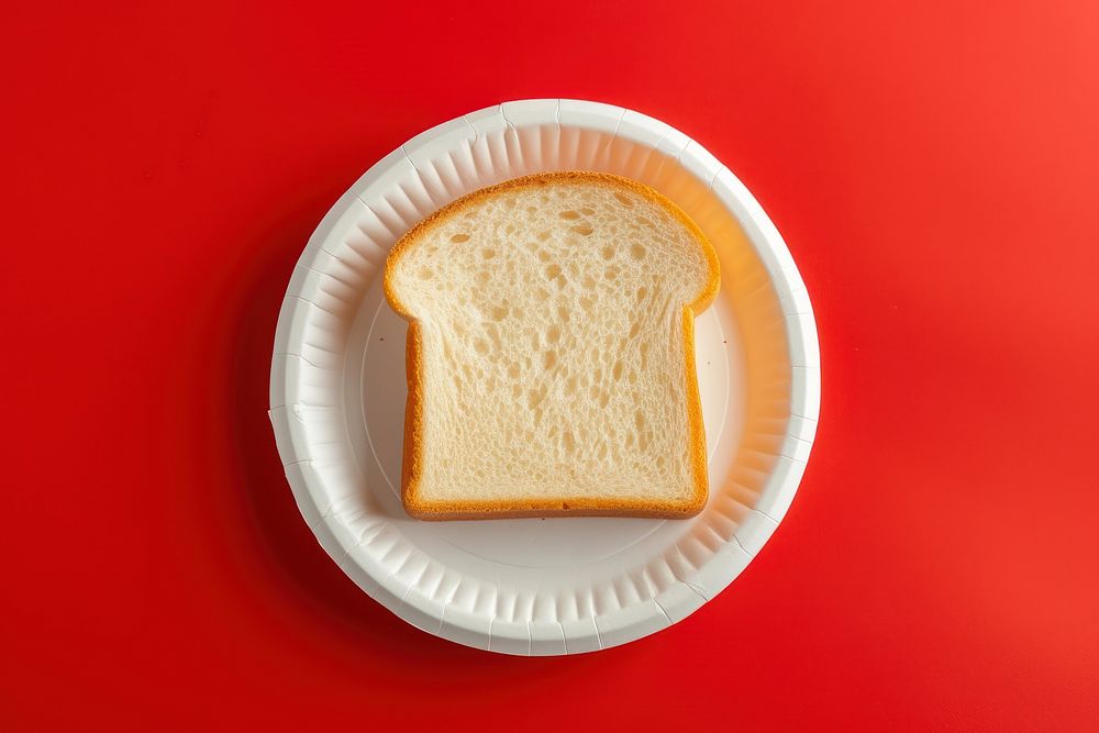 Sandech plate bread slice.