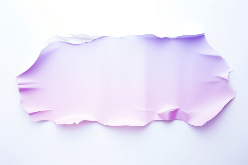 Purple paper petal white background.