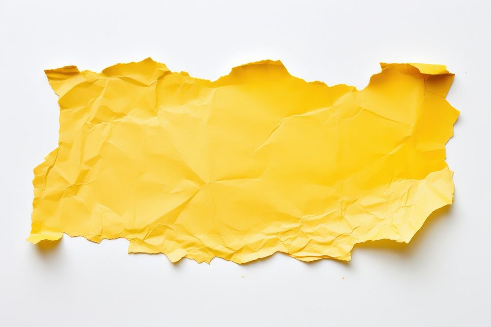 Yellow paper backgrounds torn.