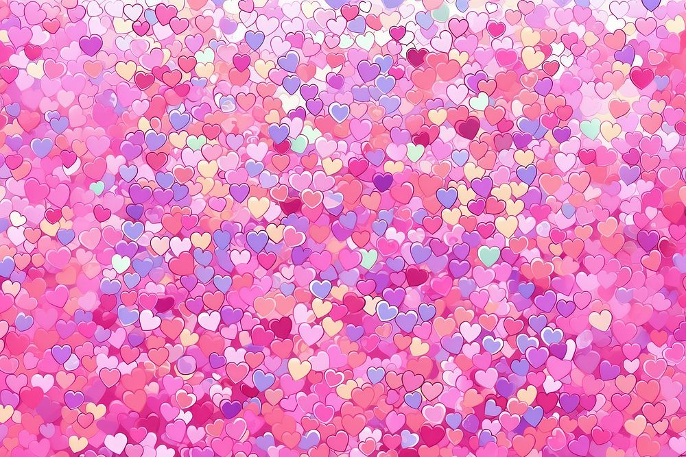 Heart pattern glitter pink backgrounds.