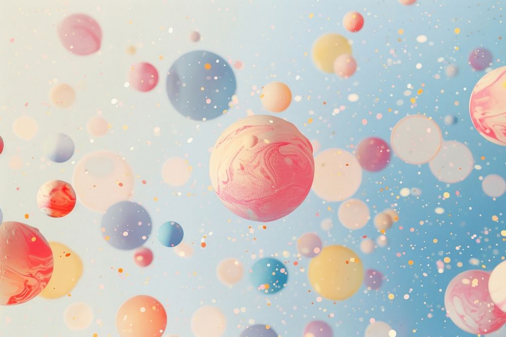 Celebration cute pastel background backgrounds confetti balloon.