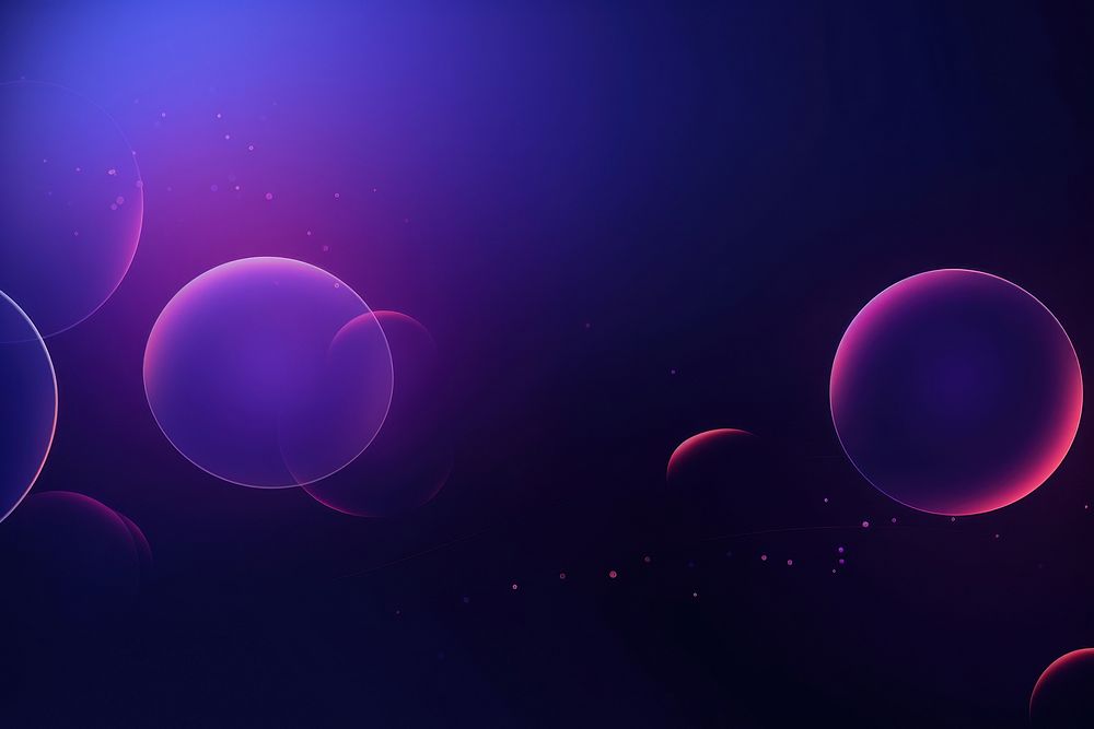 Circles dark purple background futuristic abstract sphere.