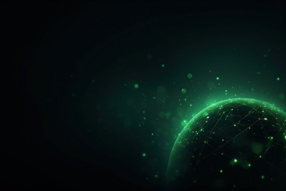 Earth green dark background backgrounds technology futuristic.