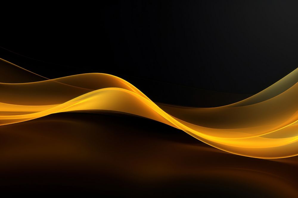 Ribbon yellow dark background backgrounds technology abstract.