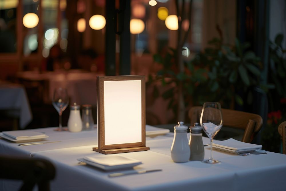 Table reservation restaurant glass furniture.