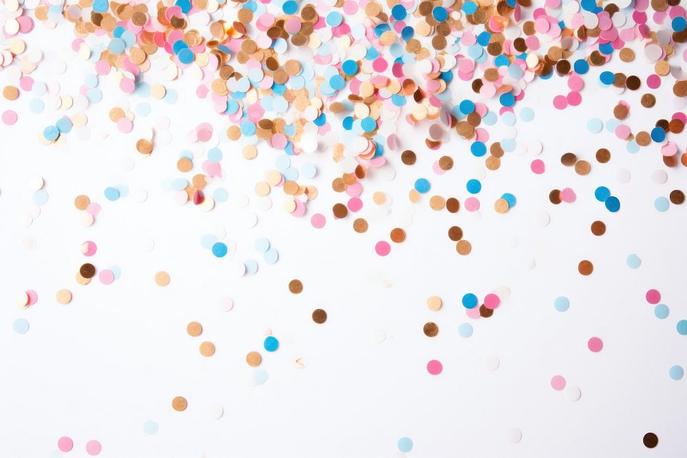 Glittering confetti backgrounds celebration splattered.