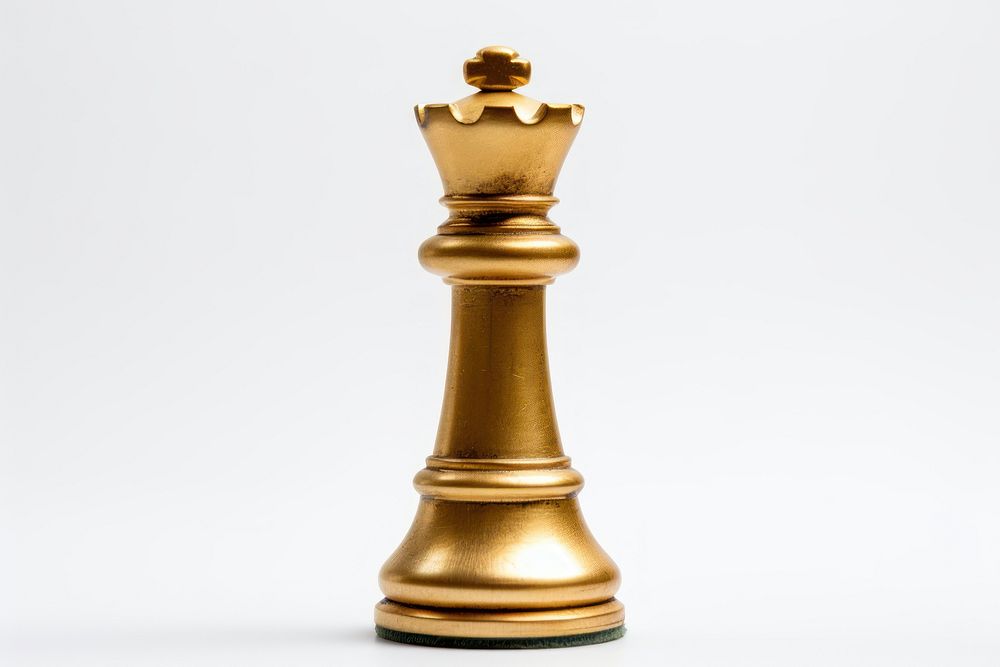 Queen Giant Chess Piece chess gold game.
