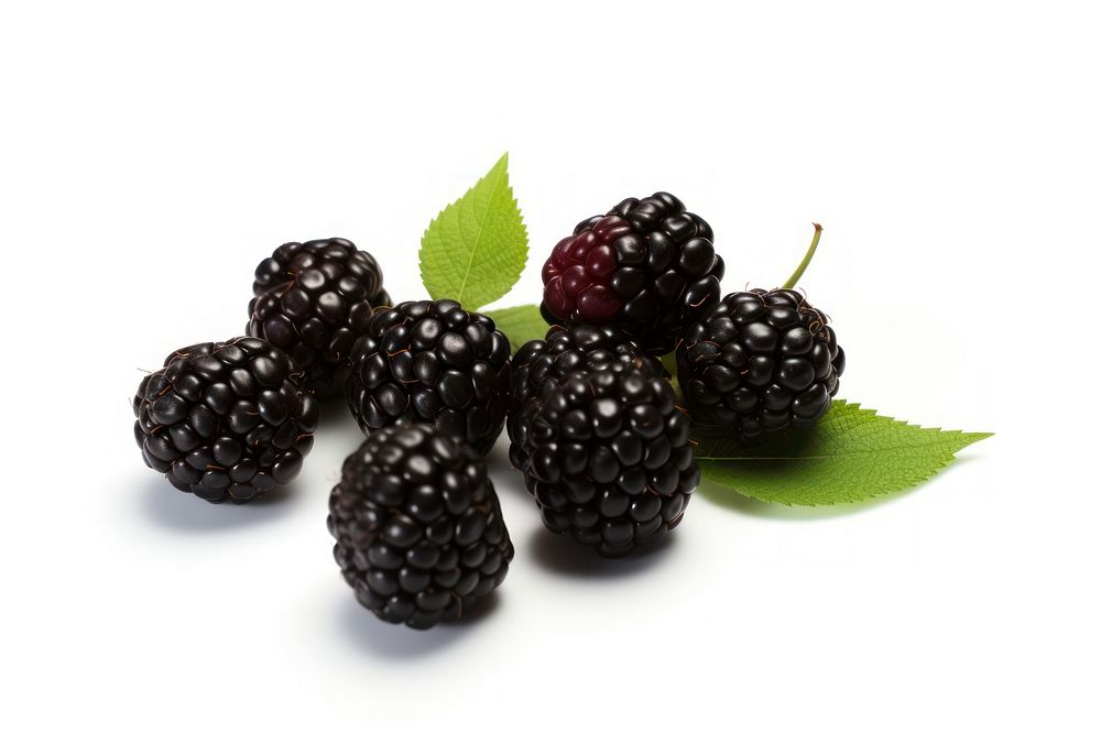 Blackberries blackberry fruit plant.