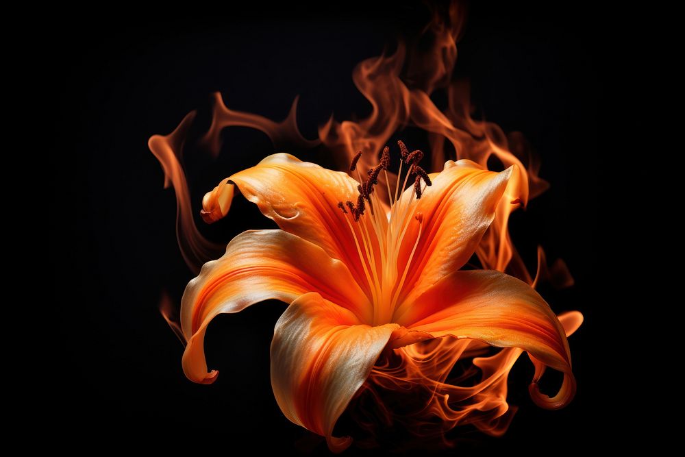 Flower fire petal plant.