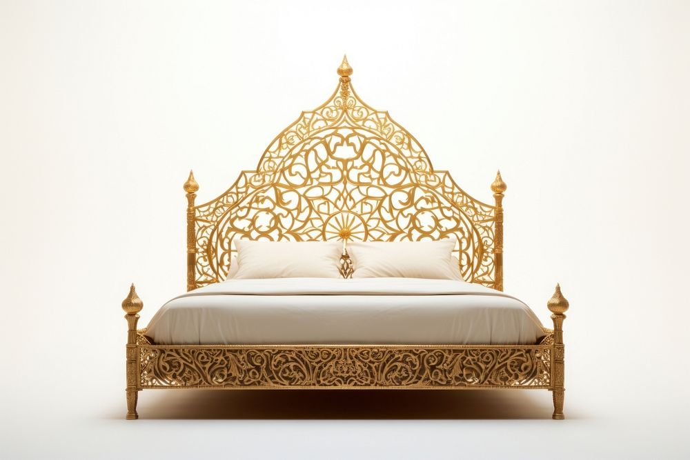 Gold bed furniture bedroom spirituality.