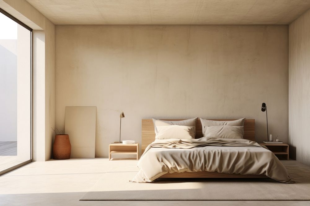 Bedroom as a backdrop furniture pillow architecture.