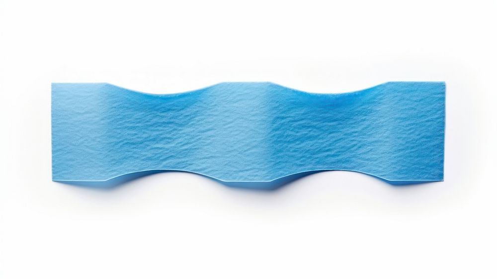 PNG Wave blue adhesive strip backgrounds paper white background.