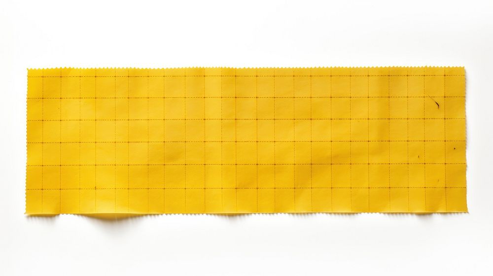 Yellow grids adhesive strip backgrounds paper white background.