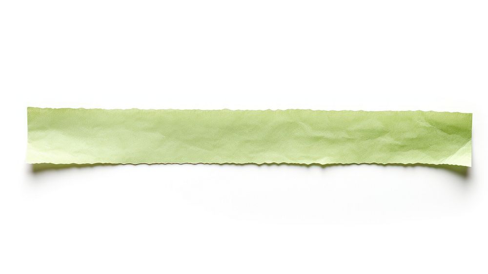 Light green adhesive strip backgrounds paper white background.