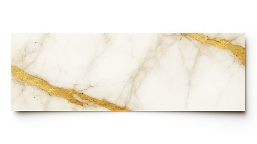 Marble gold adhesive strip backgrounds white background rectangle.