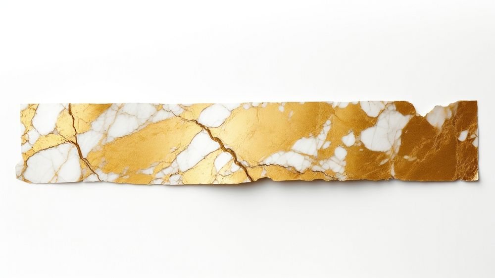 Marble gold adhesive strip jewelry white background accessories.