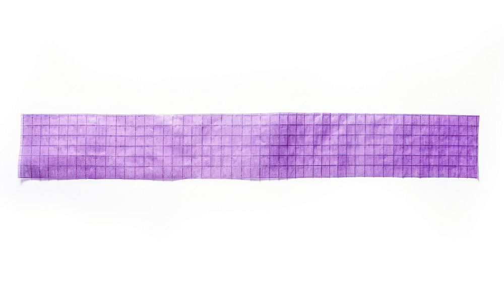 Purple grids adhesive strip paper white background blackboard.