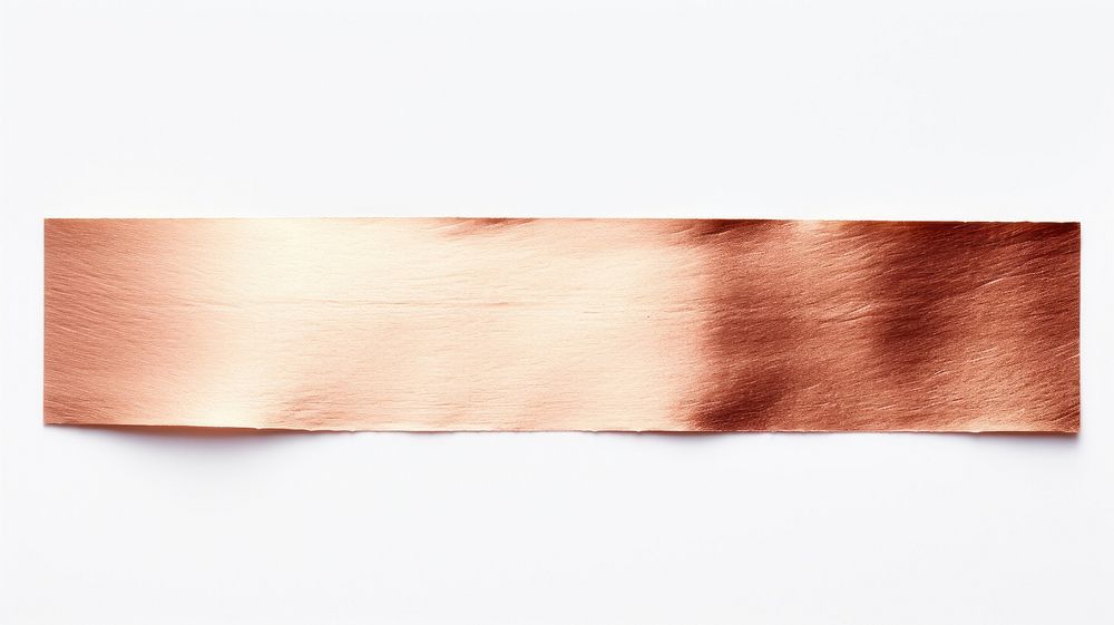 Rose gold adhesive strip backgrounds white background accessories.