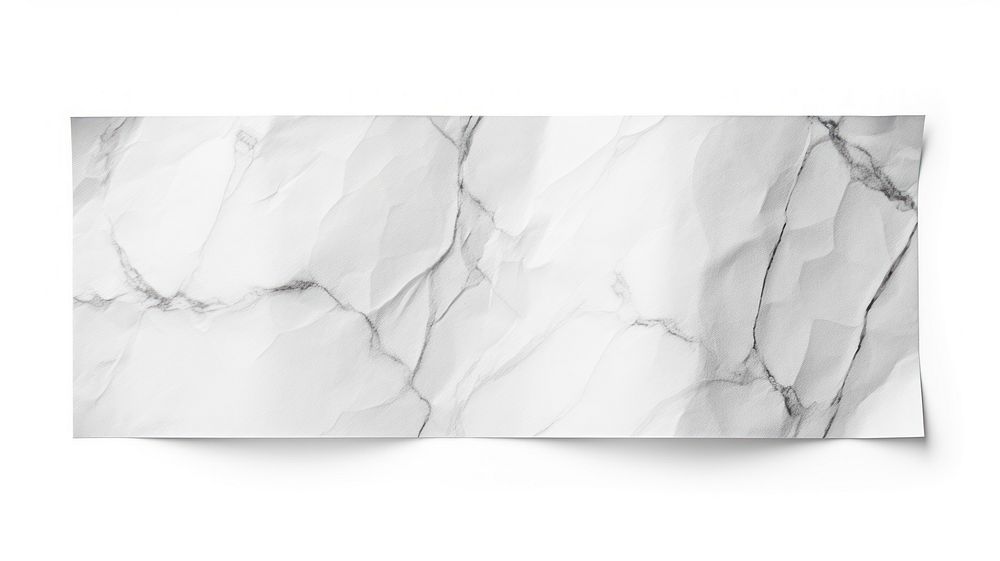 Silver marble adhesive strip backgrounds white paper.