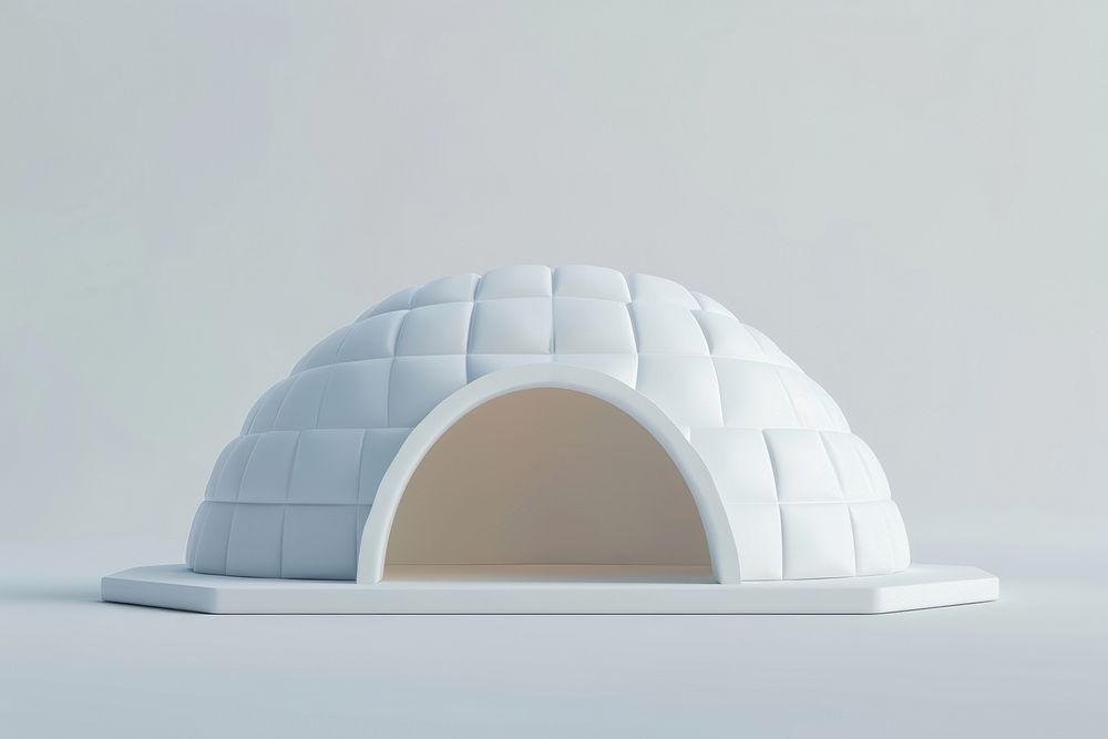 White igloo architecture observatory.