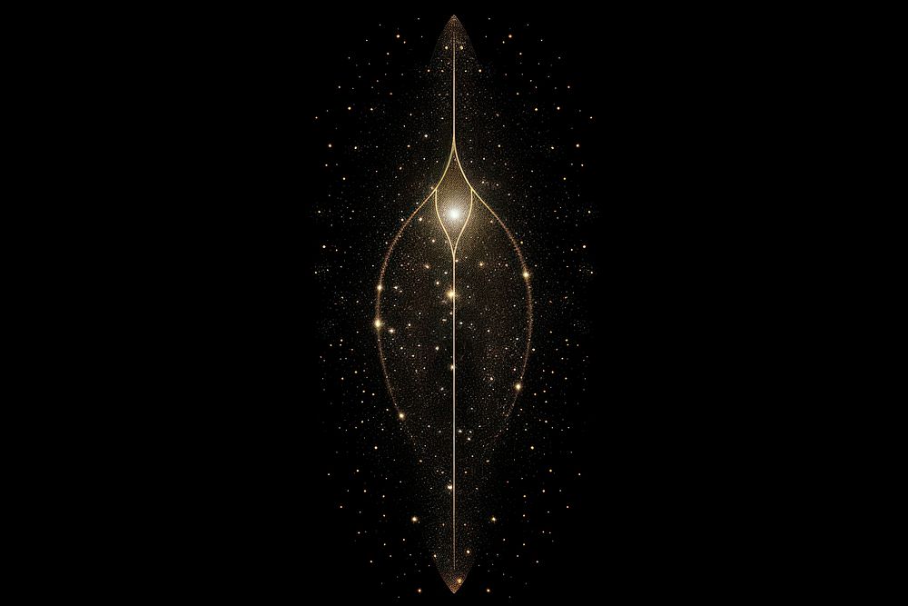 Tarot shape sparkle light glitter night gold star.