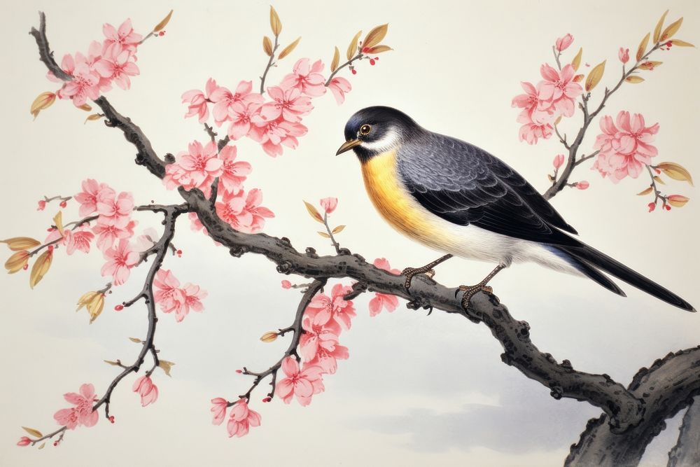 Bird bird blossom nature.