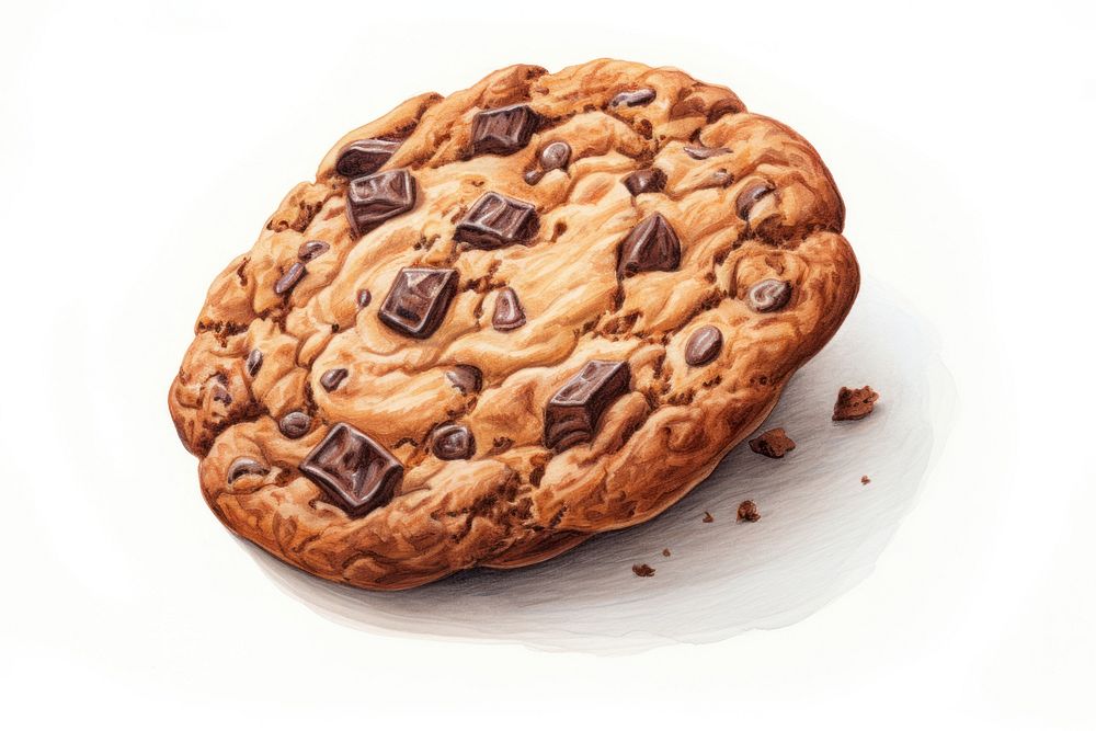 Chocolate cookie food confectionery breakfast.