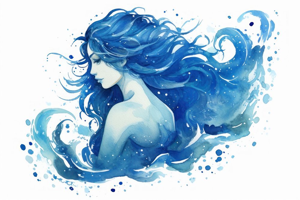 Aquarius painting adult water.