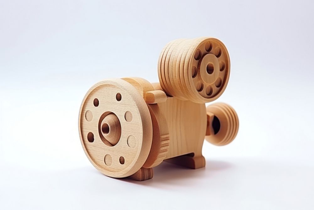 Movie wood toy wheel.