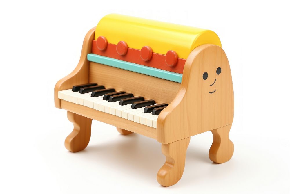 Piano toy keyboard wood.