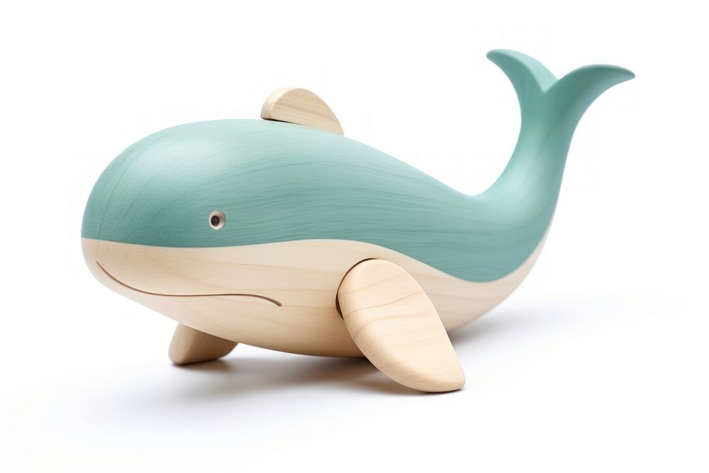 Toy animal whale fish.