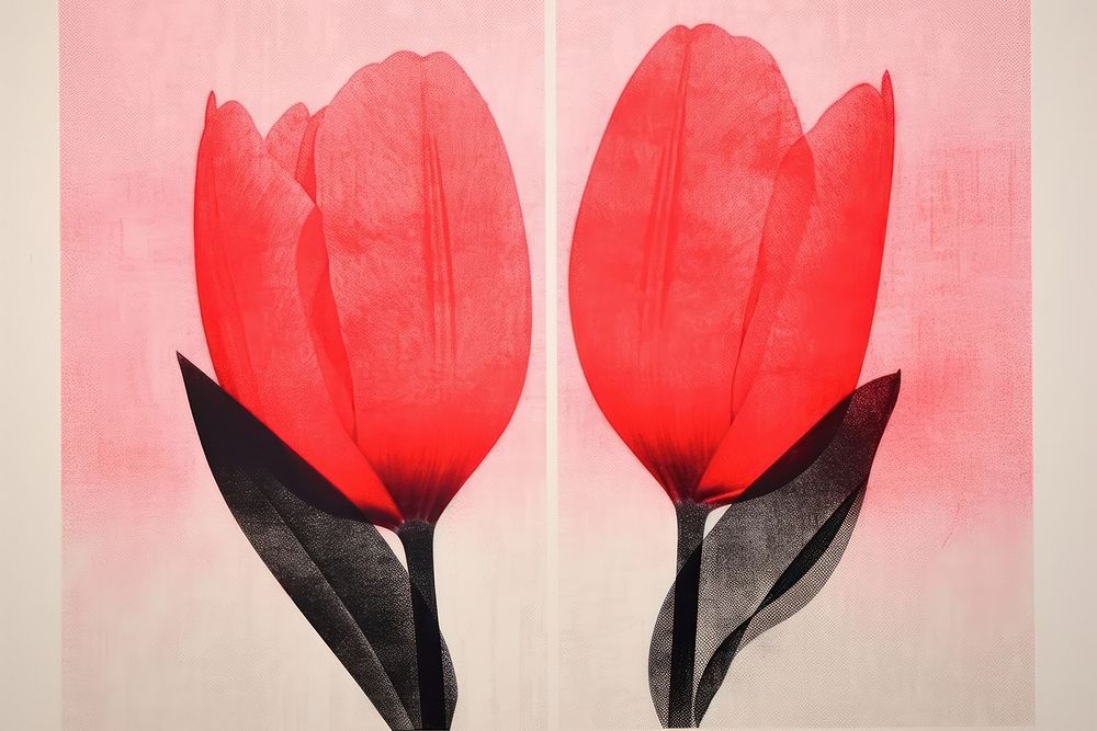 Tulip tulip painting flower.
