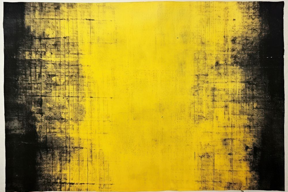 Yellow backgrounds textured painting.