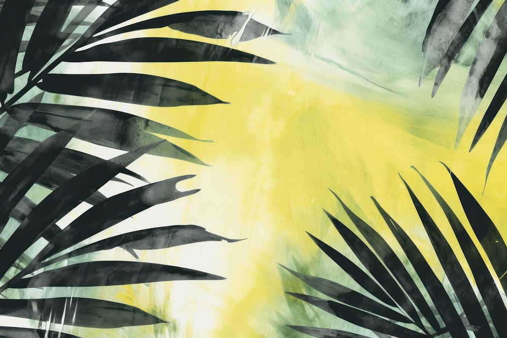 Memphis palm leaves backgrounds abstract textured.