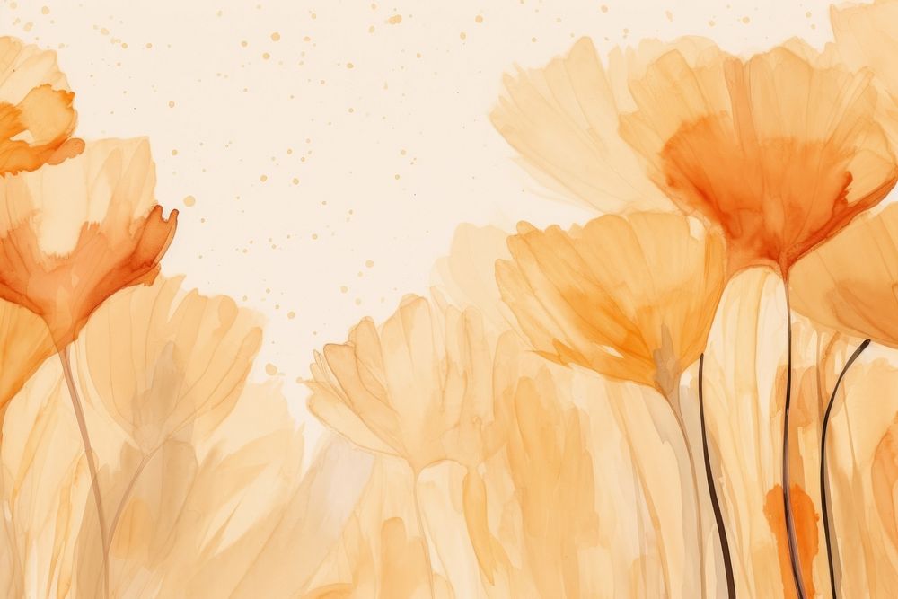 Dried flower backgrounds abstract painting.