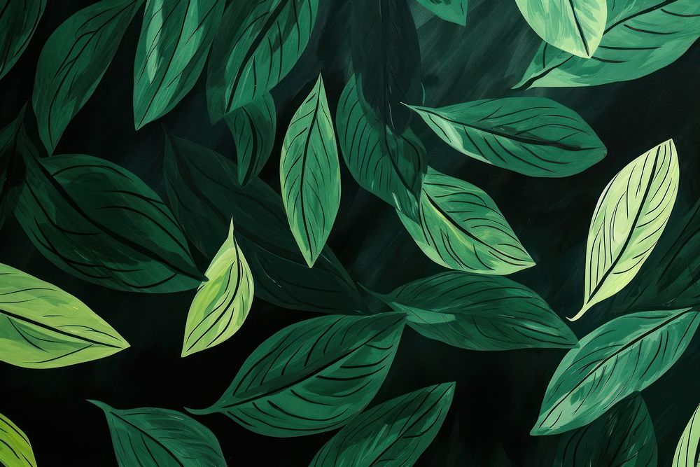 Green leaves backgrounds abstract nature.
