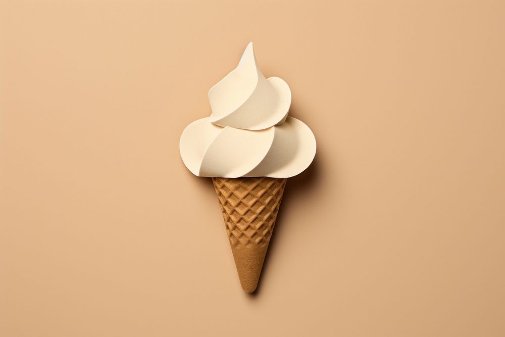 2d ice cream symbol dessert food simplicity.