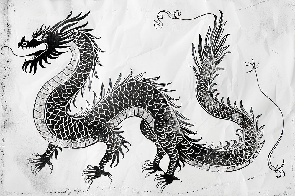 Dragon dragon drawing sketch.