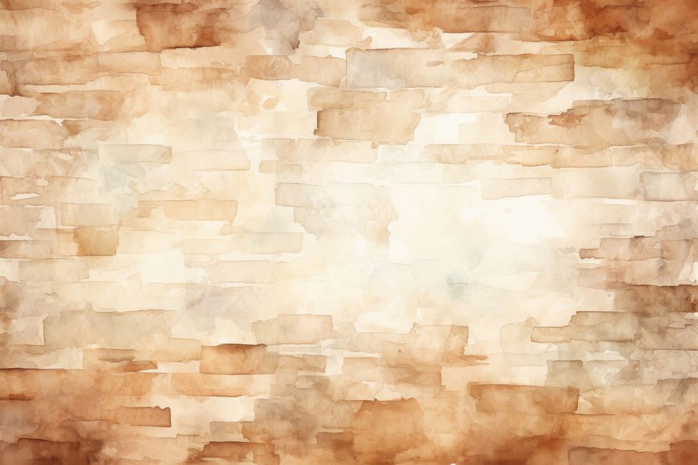 Brick wall watercolor background architecture backgrounds brown.