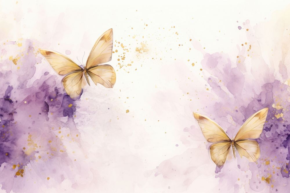 Butterflies watercolor background backgrounds butterfly lavender.