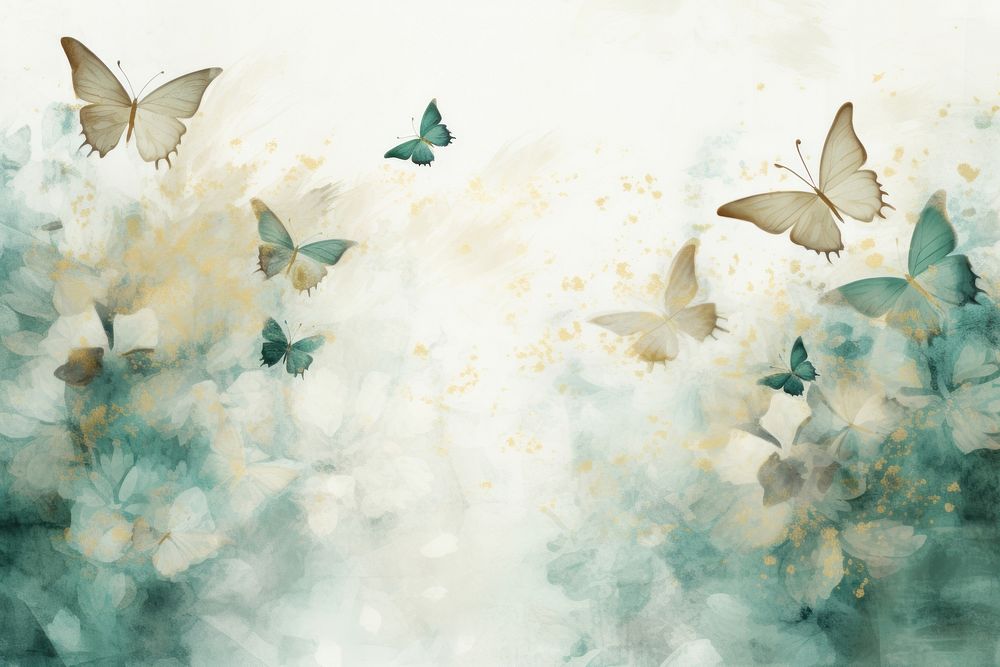 Butterflies watercolor background backgrounds painting flying.