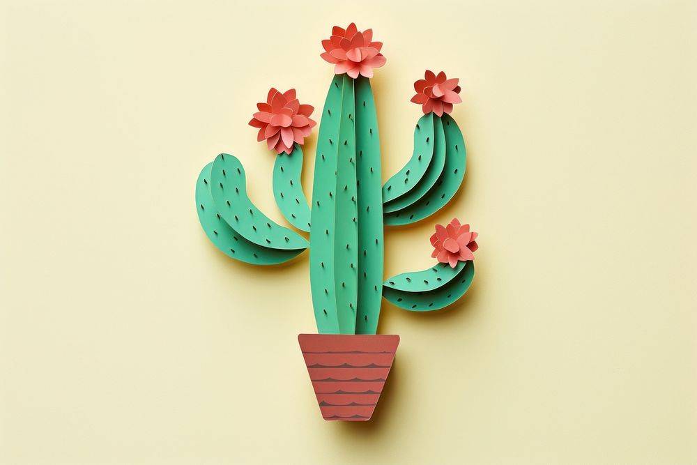 Cactus plant representation creativity.