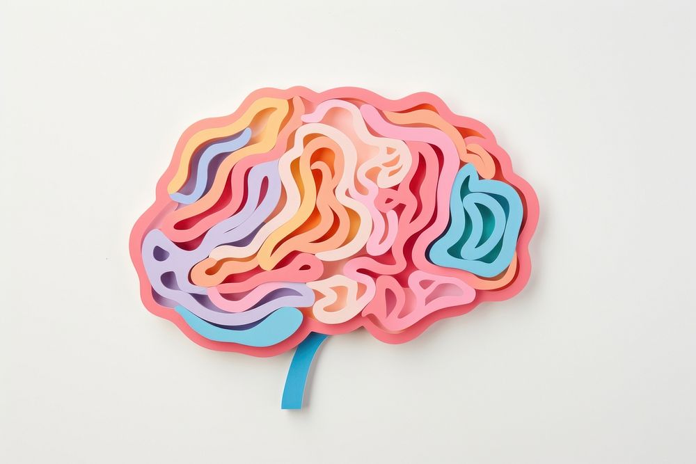 Brain dessert candy paper.