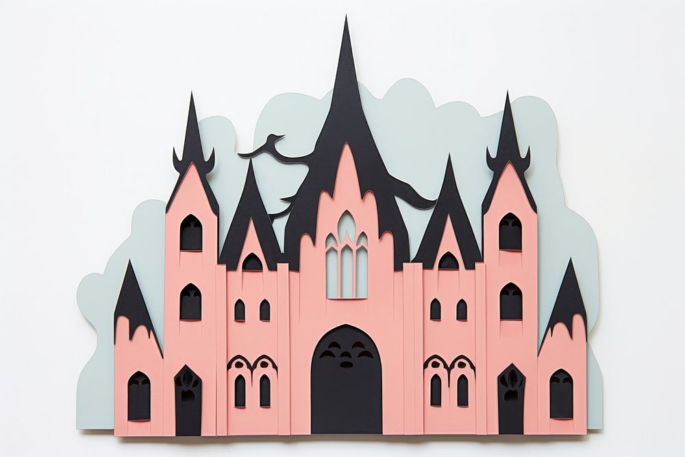 Gothic architecture craft representation.