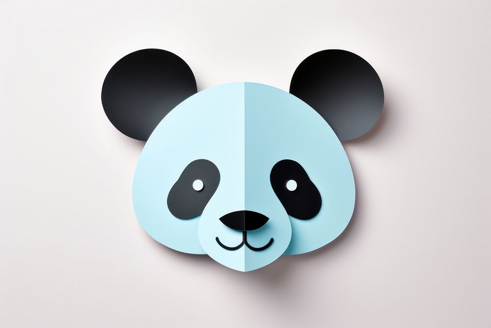 Panda cute art anthropomorphic.